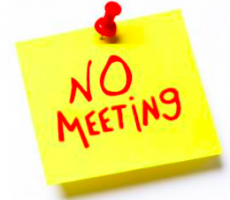 No Meeting